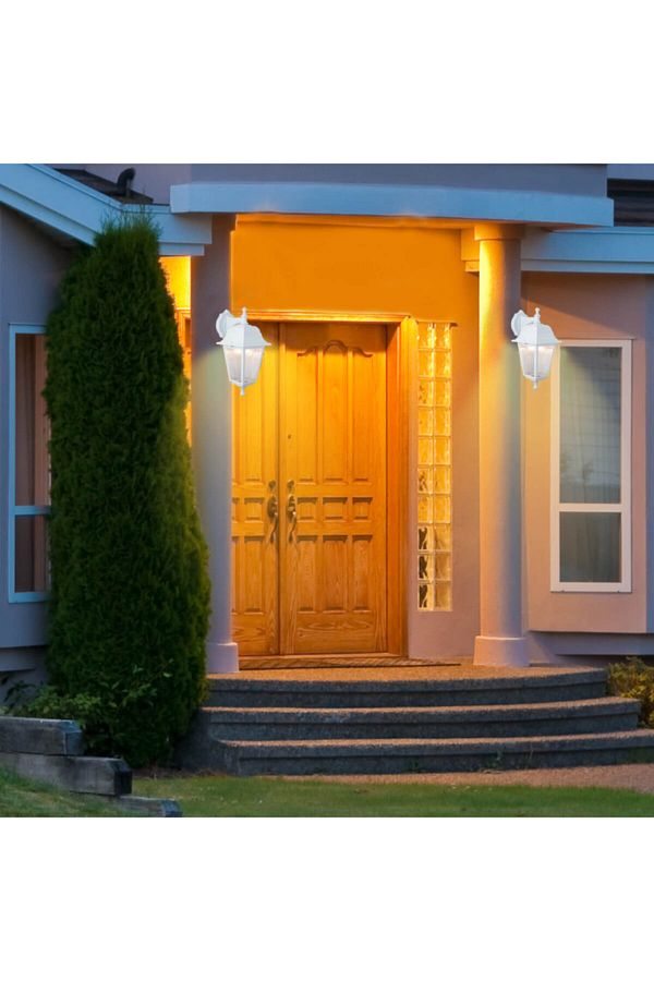 Modelight-Optical Square Inverted Sconce White 1