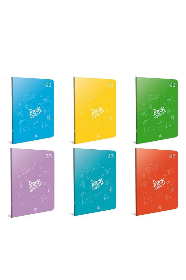 Gıpta-Back Wire Stitching Pp Kpk Notebook A4 80 Ypr Checkered 1