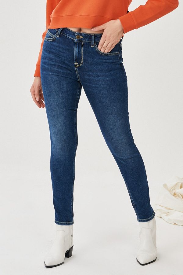 Lee-Дънки Scarlett High Skinny Fit Denim Stretchy Jean Jeans 1