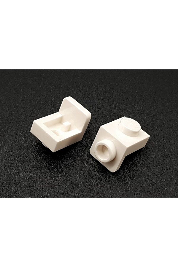 LEGO-Original Custom Moc Accessory Creator Connection Part Bracket 1 X 1 White 4 Pieces Will Be Sent 1