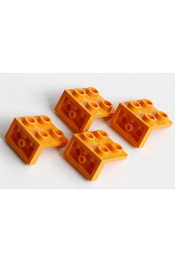 LEGO-دعامة توصيل عكسية أصلية من Creator Moc 1 × 2 - 2 × 2 برتقالية 4 قطع سيتم إرسالها 1