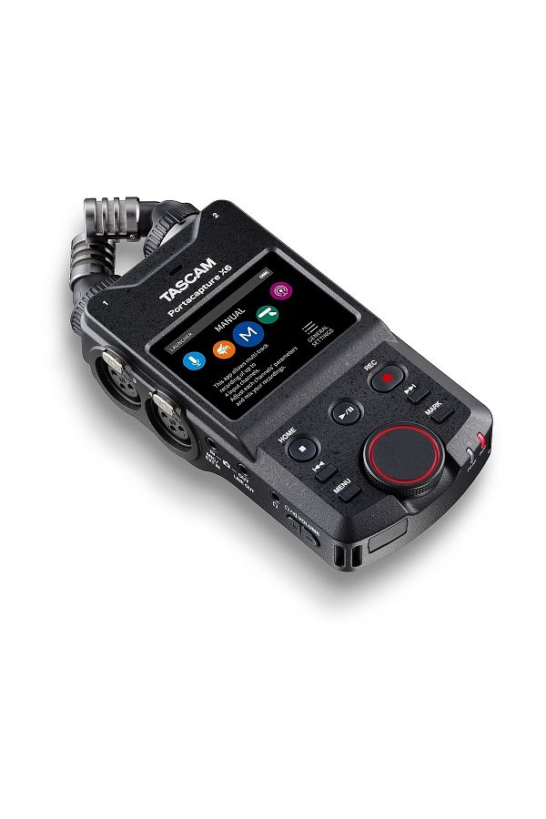TASCAM-Portacapture X6 Multi-Channel Handheld Recorder with Touch Screen Ak-bt1 with Bluetooth Adapter 1