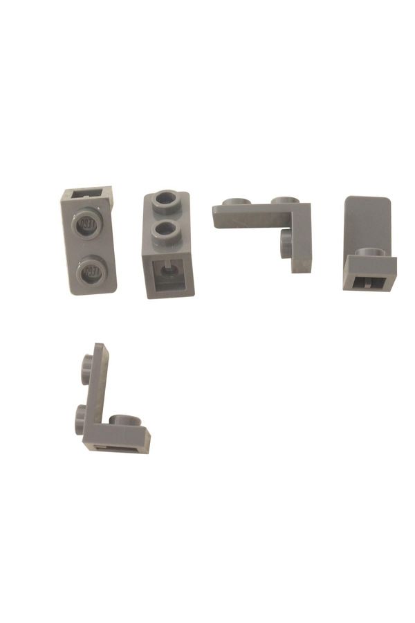 LEGO-Original Custom Moc Creator Reverse Connection Part Bracket 1 - 1 X 2 Dark Gray 2 Pieces Will Be Sent 1