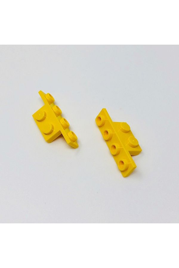 LEGO-دعامة توصيل ملحقات Moc Creator 1 × 2 - 1 × 4 أصفر 4 قطع سيتم إرسالها 1