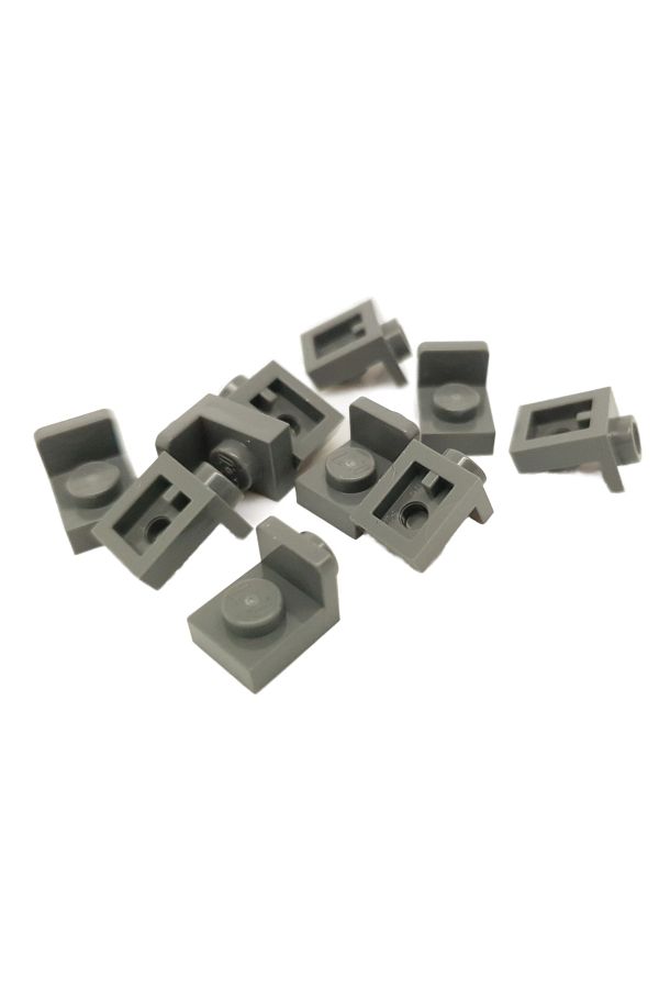LEGO-Original Custom Moc Creator Reverse Connection Part Bracket 1 X 1 Dark Gray 4 Pieces Will Be Sent 1