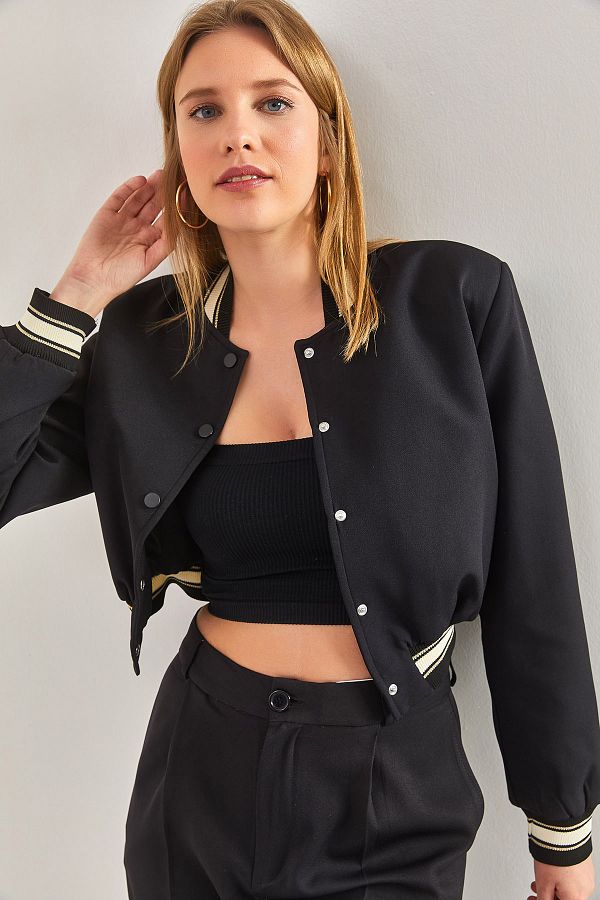 Bianco Lucci-Gerippte, gefütterte Jacke für Damen 1