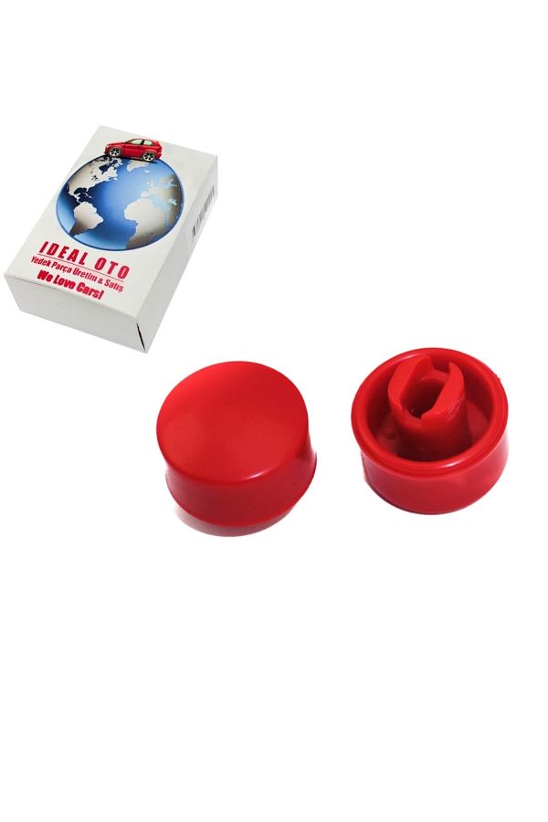 İDEAL OTOMOTİV-Peugeot 207 208 301 Citroen C Elysee Hand Brake Button (red) 1