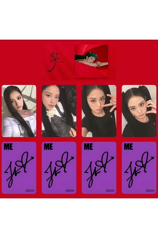 激安超安値 Kpop Dünyasi Blackpink Jisoo ''Me'' Black 2 Album Card Set K-POP・アジア