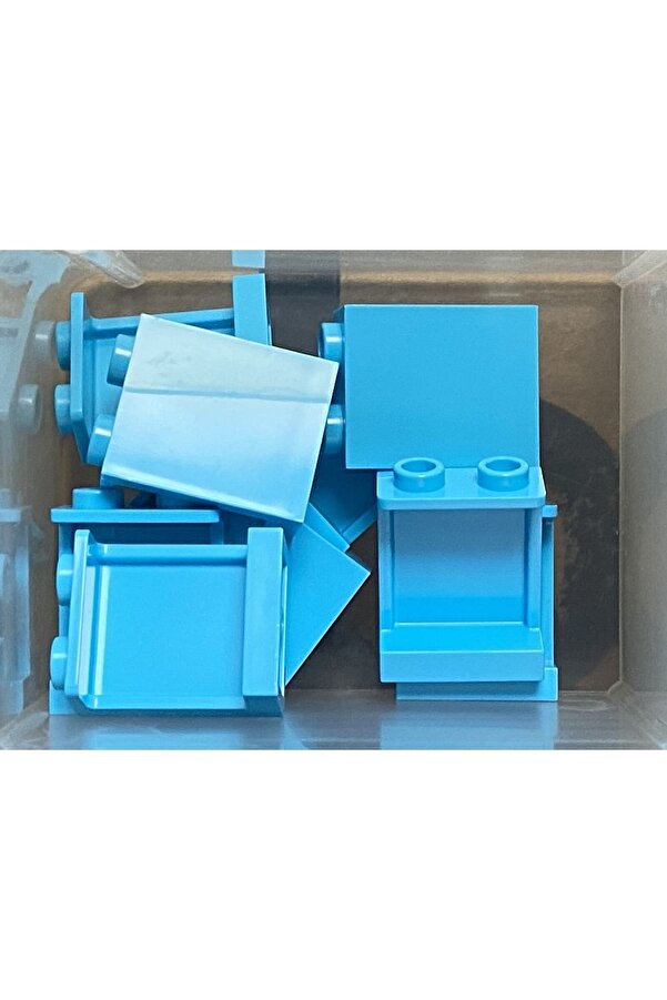 LEGO Orjinal Moc Custom Aksesuar Creator Panel 1 X 2 X 2 Tuğla Medium Azure 4 Adet Gönderilecek