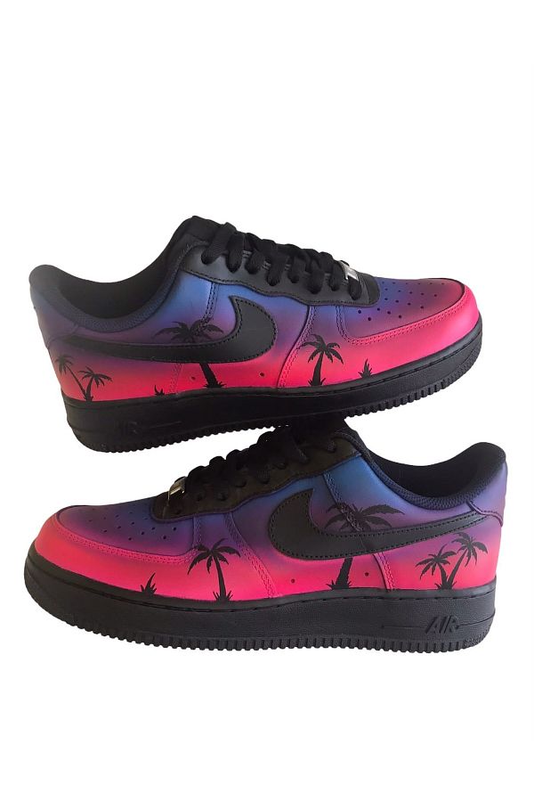 Nike Air Force 1 07 palm Tree Custom Men s Sneaker Trendyol