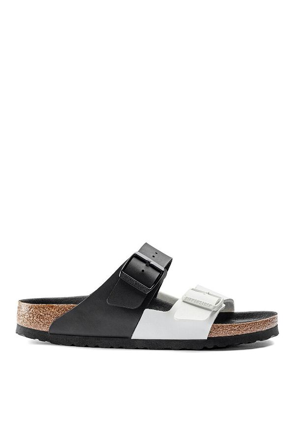 Birkenstock-شبشب رجالي أسود - أبيض1019703 1