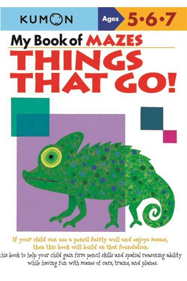 Kumon Publishing-My Book Of Mazes: Things That Go 1