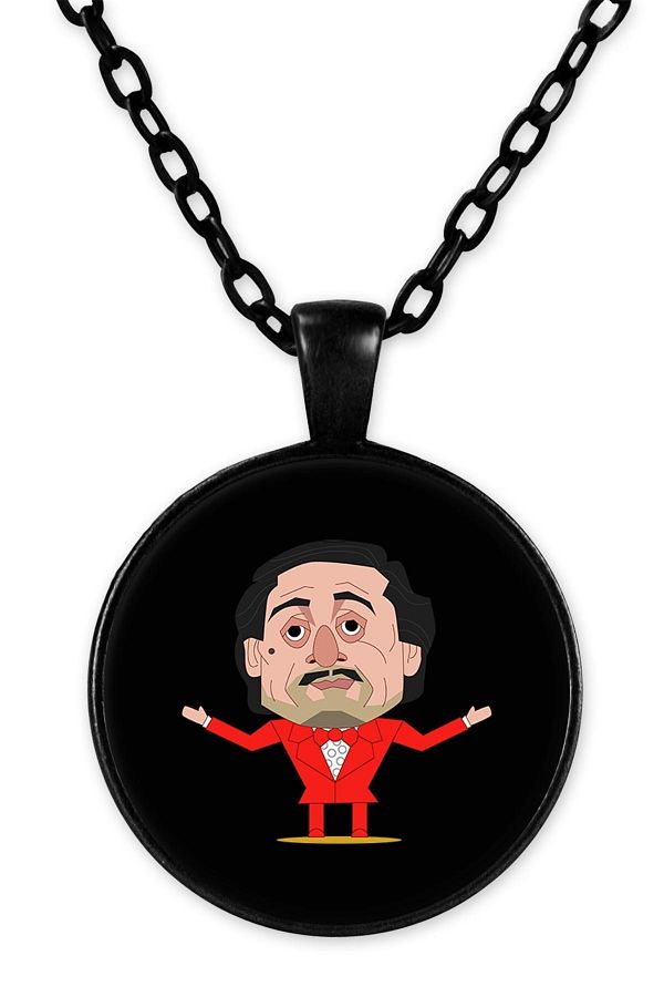 herotasar m Robert Downey Jr. Black Chain Necklace Bll1089 Trendyol