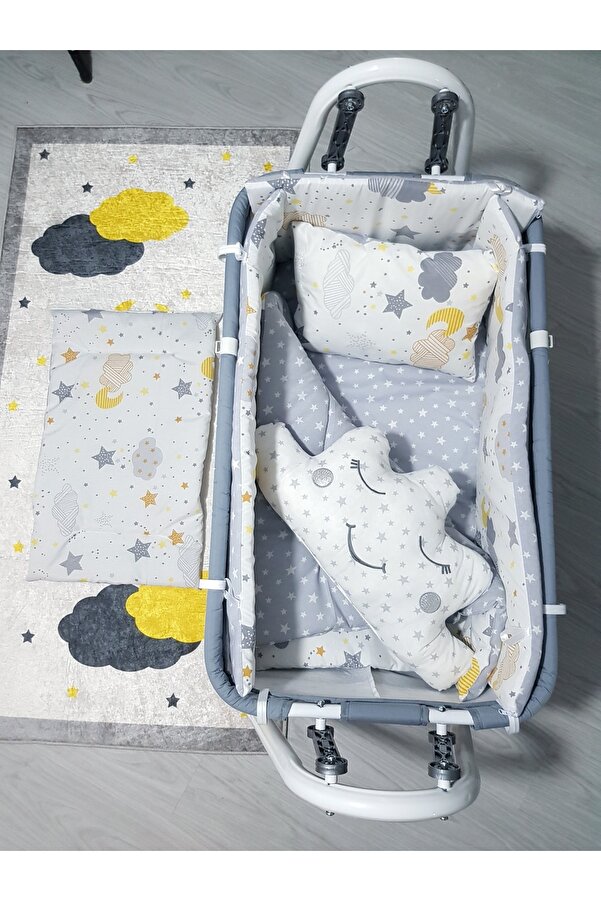 bebek_iklimi 45x85 Uyku Seti Anne Yanı Sepet Beşik Için *beşik Dahil Değildir - Alt Açma Minderi Hediyeli*