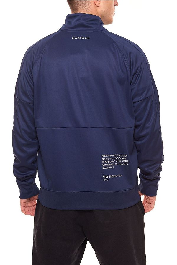 Nike swoosh jacket blue clearance