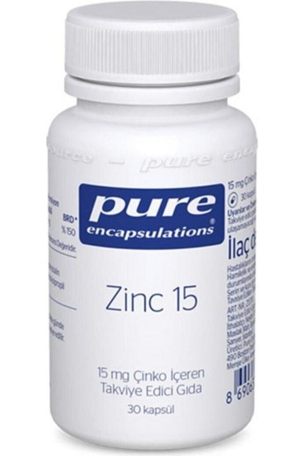Pure Encapsulations-Zinc 15 Mg Zinc 30 Capsules 1