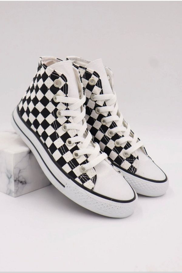 Converse checkered shoes hotsell