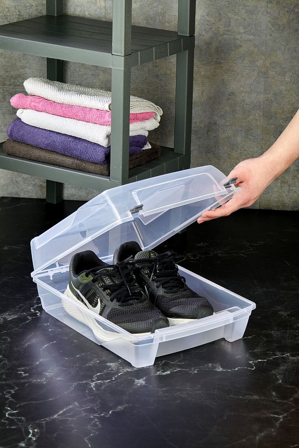 MHK Collection 10 Pieces Women s Shoe Box Transparent Shoe Storage Box Trendyol