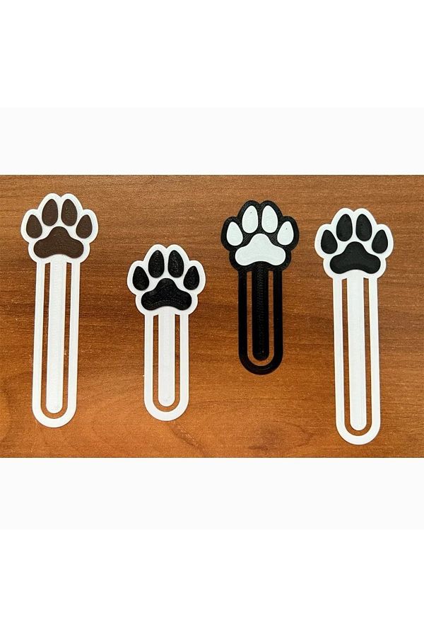 HAFA 3D TASARIM-Bookmark with Paw Figure 1