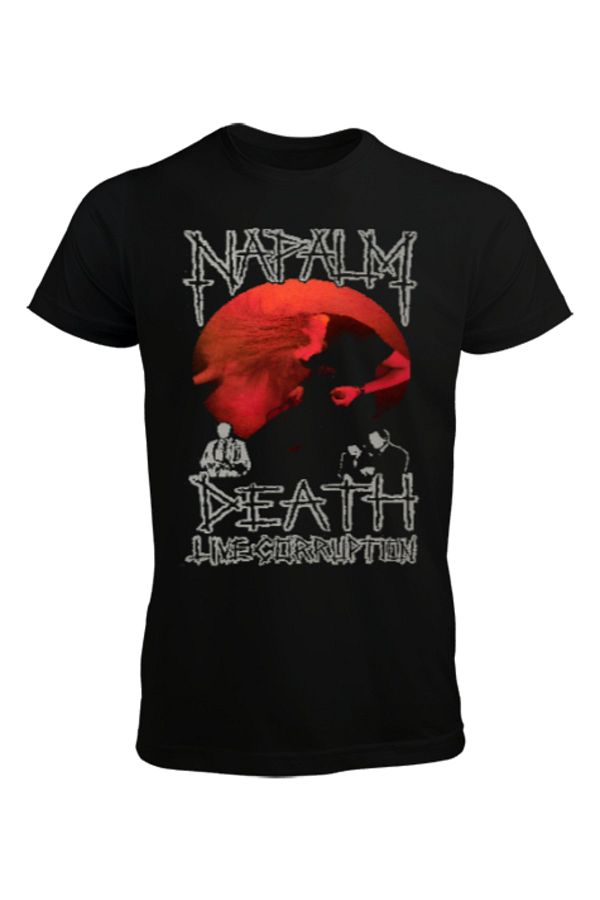 Tisho Napalm Death Men s Black T Shirt Trendyol