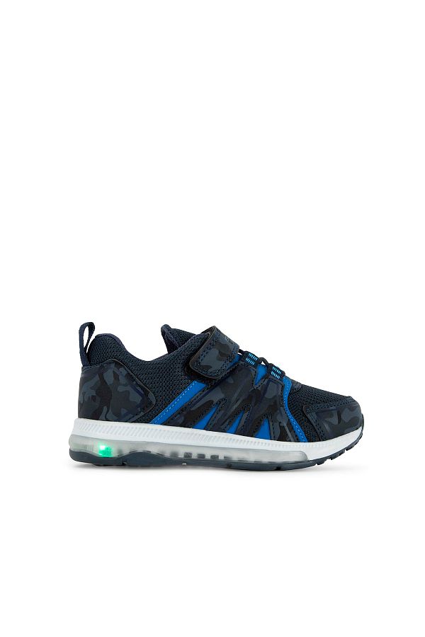 Slazenger Evr m I Sneaker Kids Luminous Sole Shoes Navy Blue Camouflage Sa11lp044 Trendyol