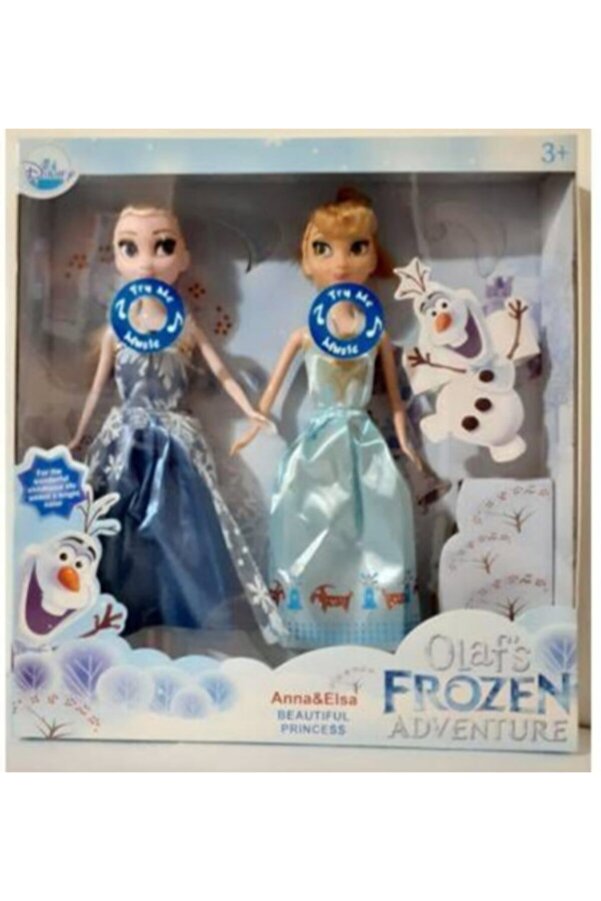 Genel Markalar Karlar Ülkesi Frozen Şarkı Söyleyen Elsa Ve Anna 2'li Bebek Kız Cocuk Erkek Cocuk Oyuncak Egitici O