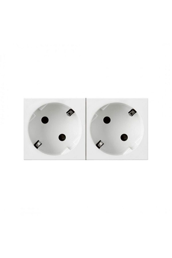 Legrand-White 077252   System Armada Series 2*45 Angled Socket 1