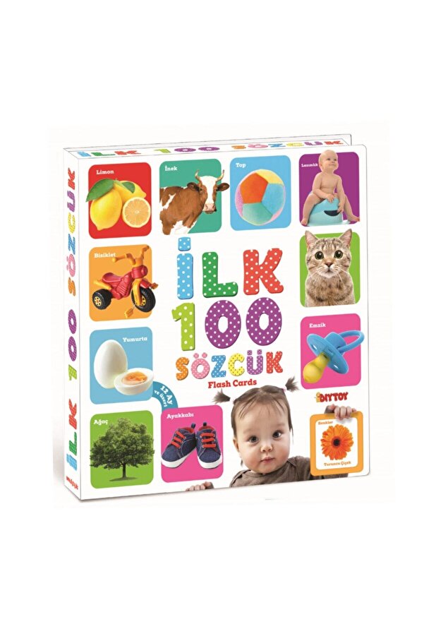 Diytoy Ilk 100 Sözcük Eğitici Öğretici Flash Cards Seti
