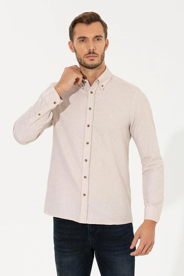 Pierre cardin slim hot sale fit dress shirt
