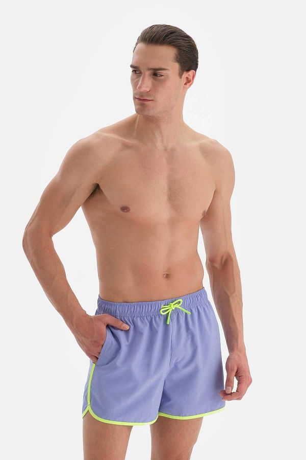 Dagi-Mini šortky Lilac Piping 1