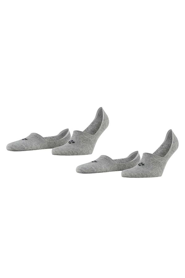 Burlington-2er-Pack Herren Füßlinge – Casual IN, rutschfester Absatz, Einfarbig 1