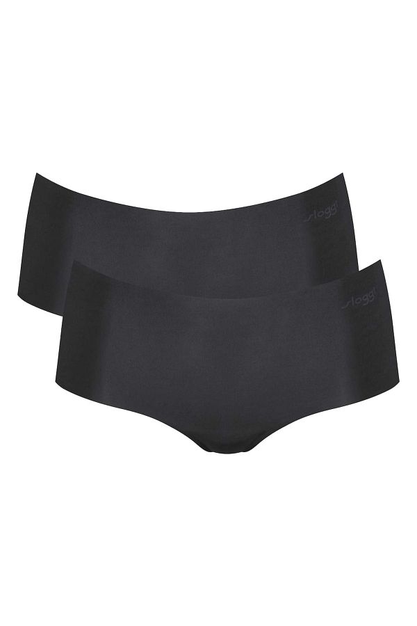 SLOGGI-Damen Shorts, 2er Pack - Zero Microfibre 2.0 Shorts, Mikrofaser, einfarbig 1