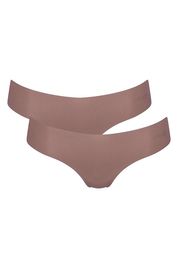 SLOGGI-Damen String, 2er Pack - Zero Microfibre 2.0 Hipstring, Mikrofaser, einfarbig 1
