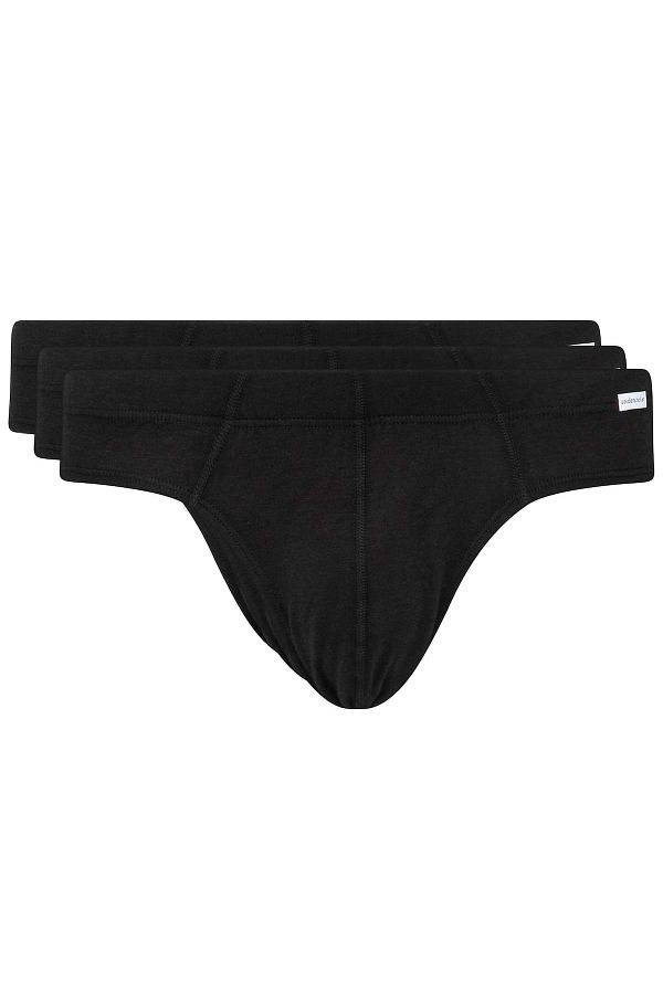 Seidensticker-Herren Slip, 3er Pack - Comfort Cotton Classic Briefs, einfarbig 1