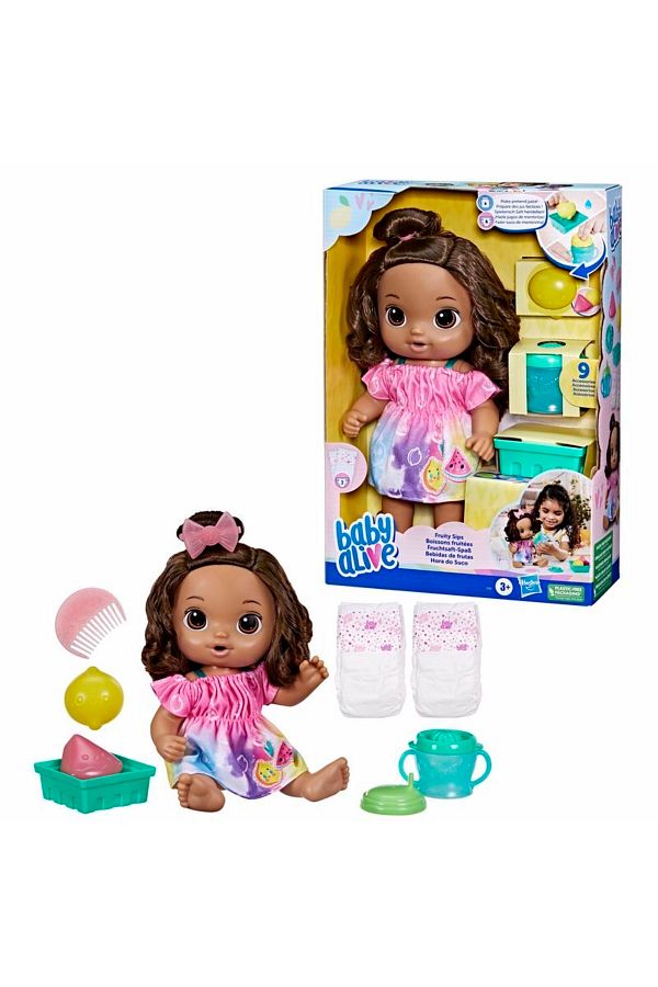 Baby Alive Fun Sips Brunette With My Baby F7357 Trendyol