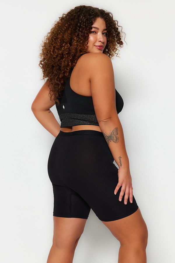 Plus size legging shorts 2025