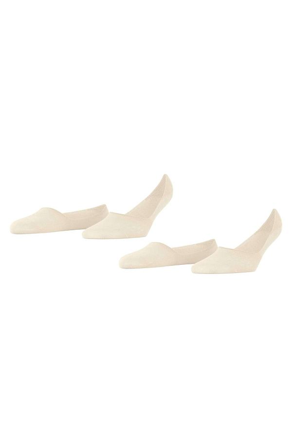 Burlington-Damen Füßlinge, 2er Pack - Everyday IN, Anti-Slip Heel, einfarbig 1