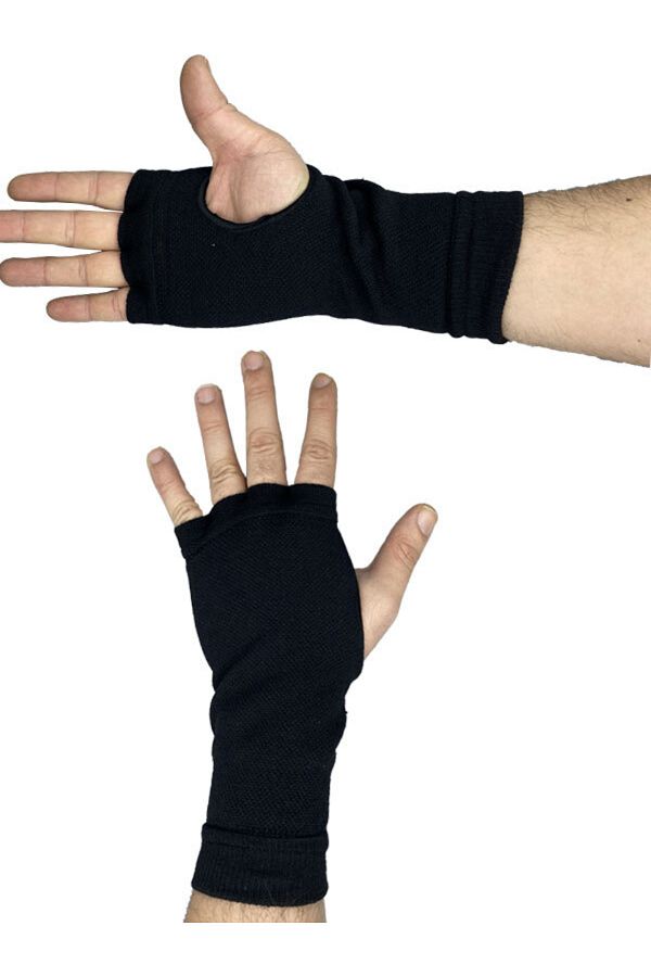 Tayzon Boxing Bandage Black Ready Bandage Gloves Wearable Boxing Bandage Ready Made Boxing Bandage Hand Wrap