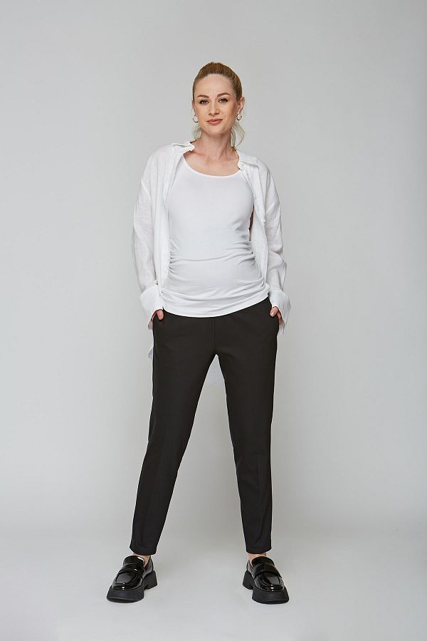 Motherway-Pantaloni de stofa de maternitate 1