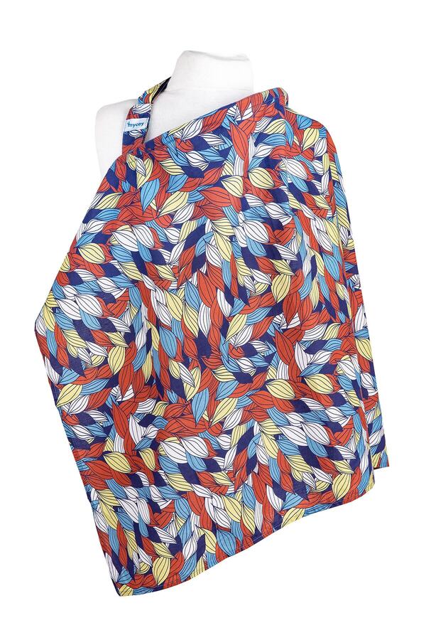 mycey Annemin Emzirme Önlüğü Desenli/bluezone