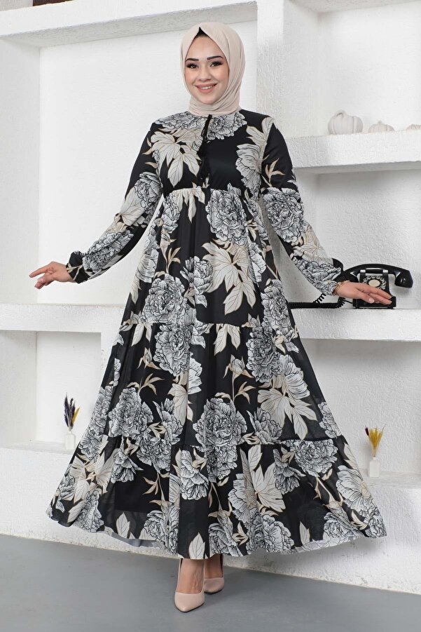 Completo Due Pezzi Donna Trendyol - Top E Gonna Con Motivo Fiori, Cotone Elastico - Foto 4