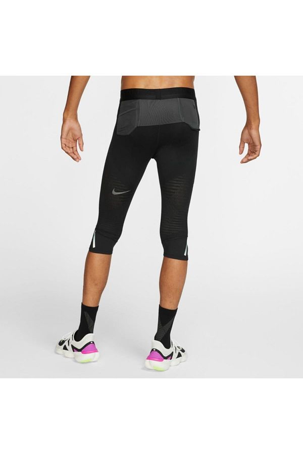 Nike Men s Tech Pack 3 4 Running Leggings Black Reflective Trendyol