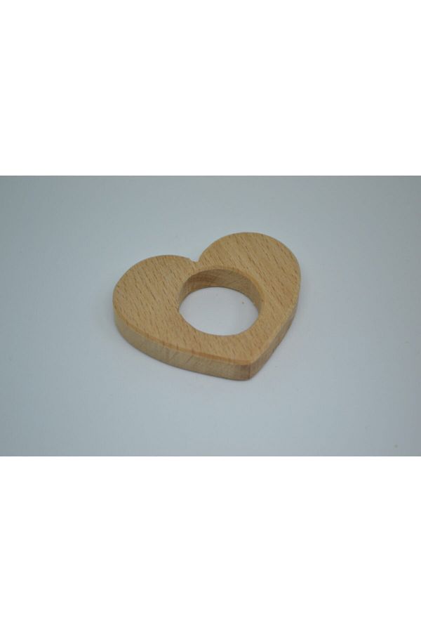 DMahşap-Heart Wooden Teether, Teether 1