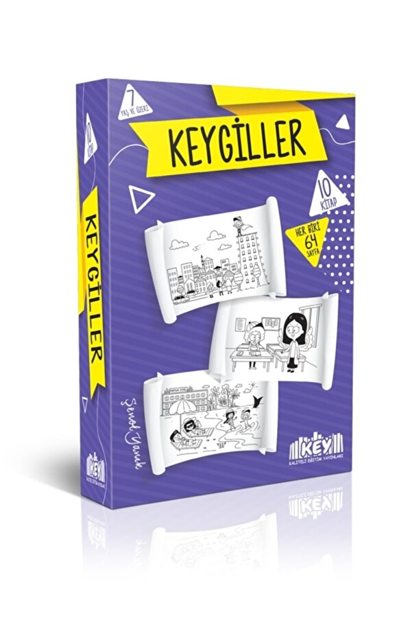 Key Kaliteli Eğitim Yayınları Keygiller Hikaye Kitaplığım Okuma Seti (10 KİTAP) ( 7 Yaş Ve Üzeri) & Macera Dolu Birbirinden Key...