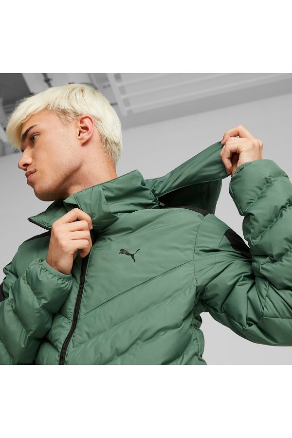 Forest green down jacket online