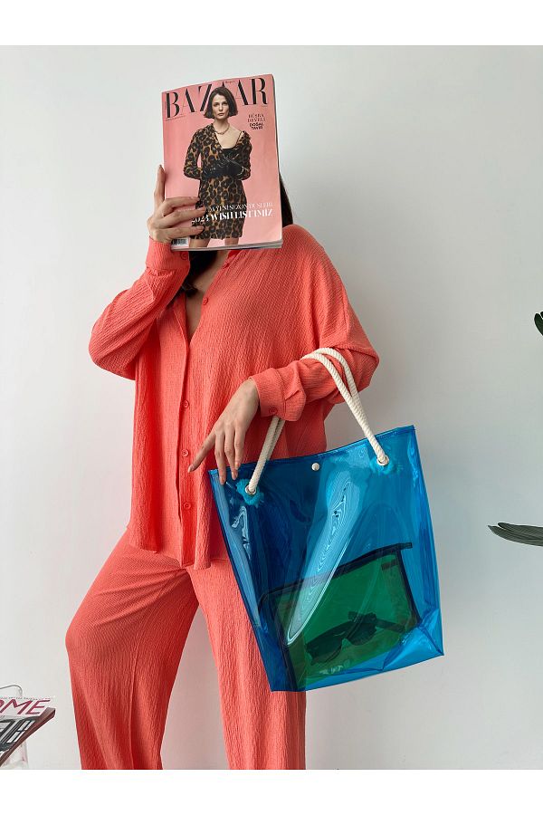 Neon blue bag cheap