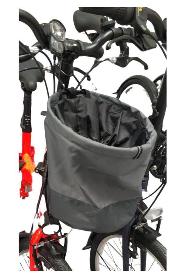 Decathlon Folding Bicycle Basket Shock Resistant 10 L Gray Btwin Meridyendukkan Trendyol