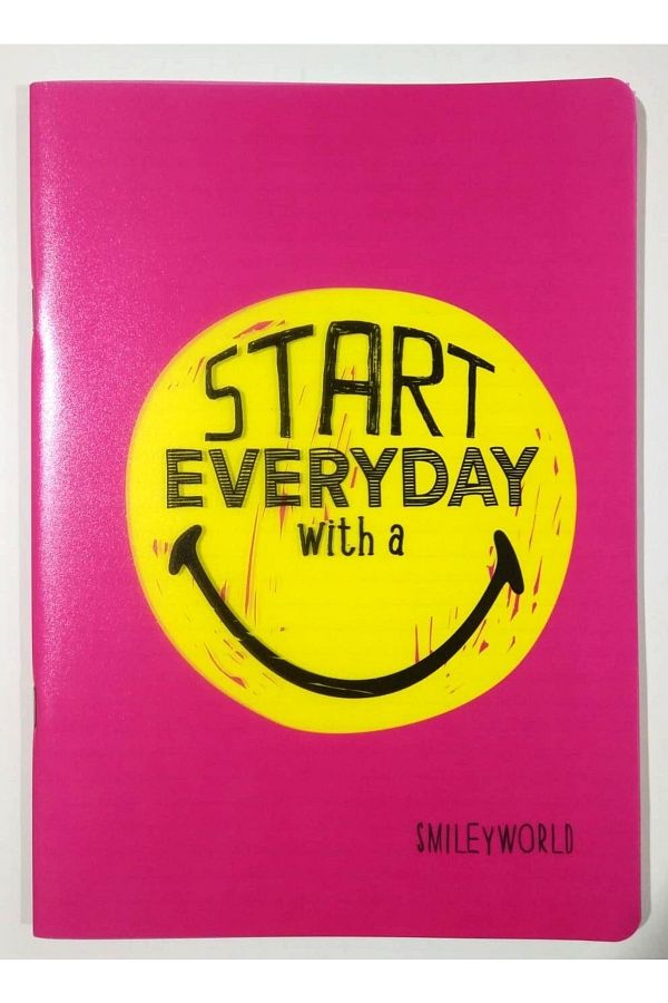Mynote-Smiley Campus Notebook 26x18,5cm 40 Sheets Checkered 1