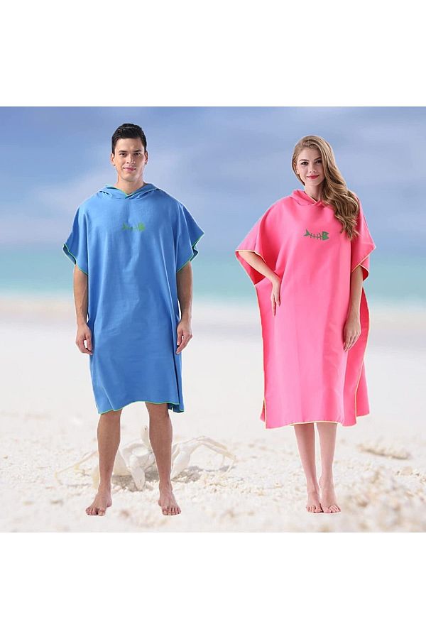 SW CCO 1 grade Fabric Beach Towel Poncho Micro Fiber Cloth Quick Dry Swimmer Towel Trendyol