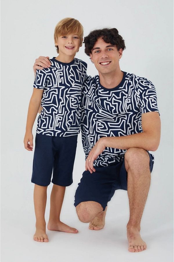 Arnetta-Father and Son Bermuda Set (EACH PAJAMA SET HAS A SEPARATE PRICE) 1